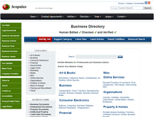 Tablet Screenshot of directory.scopulus.co.uk